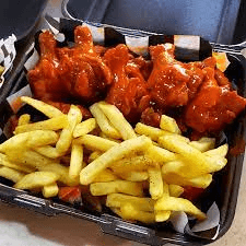Combo Alitas Wings y Papas a la Francesa