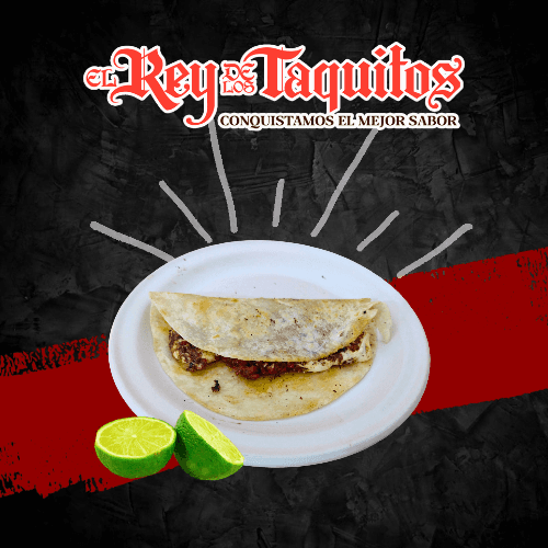 1 Taco de Chorizo con Queso