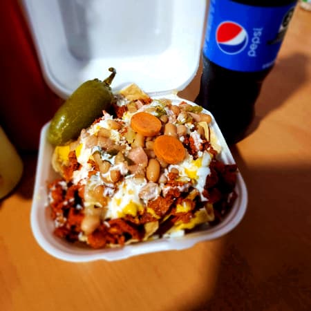 Nachos Personales con Trompo