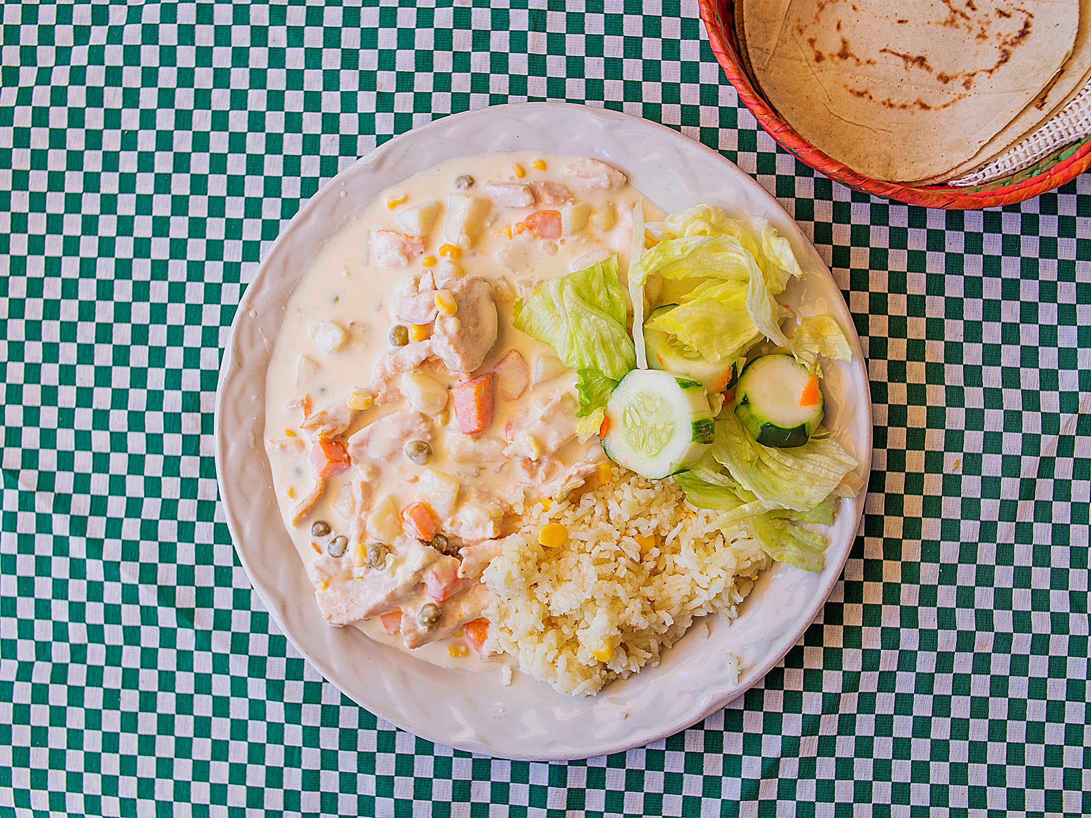 Fajitas de Pollo a la Crema