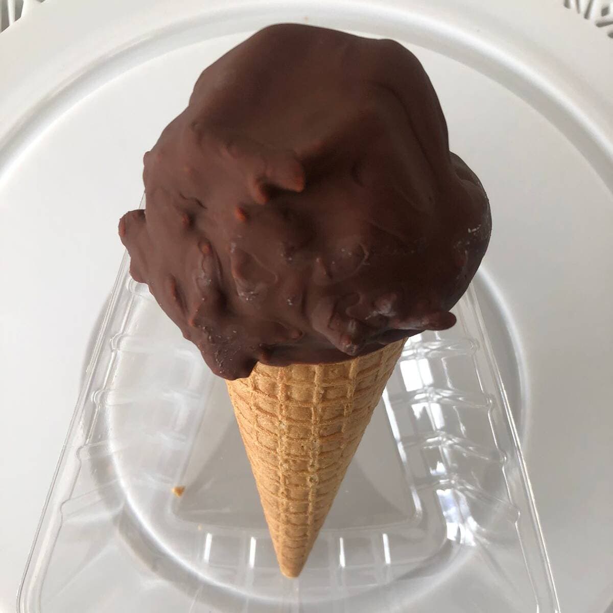 Barquillo de Café y Cobertura de Chocolate