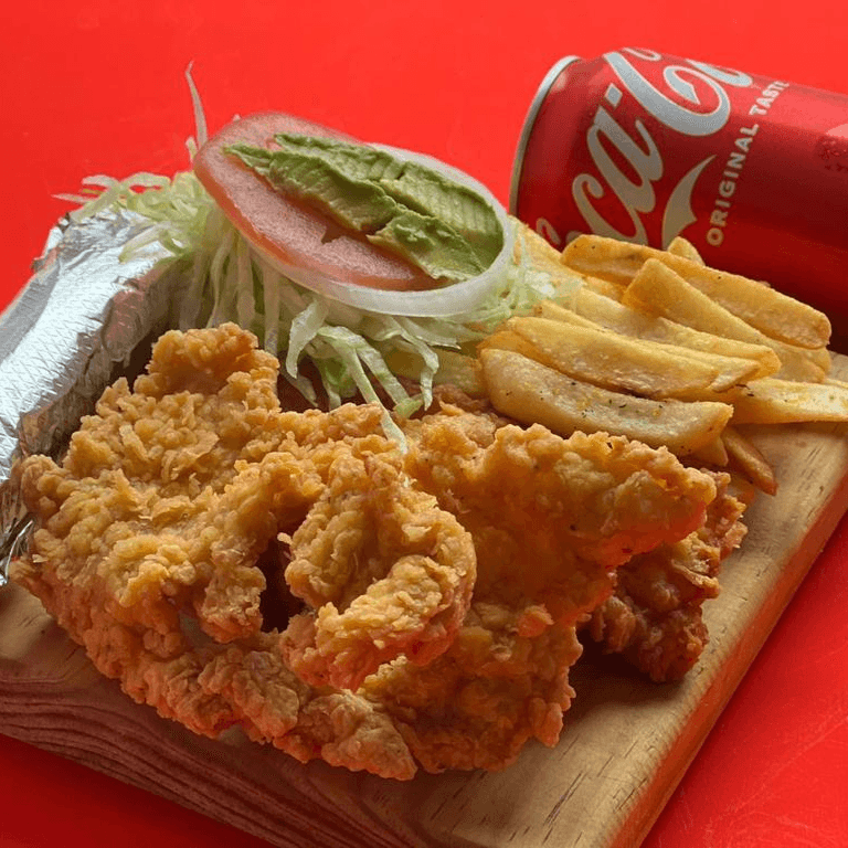 COMBO-MILANESA EMPANIZADA