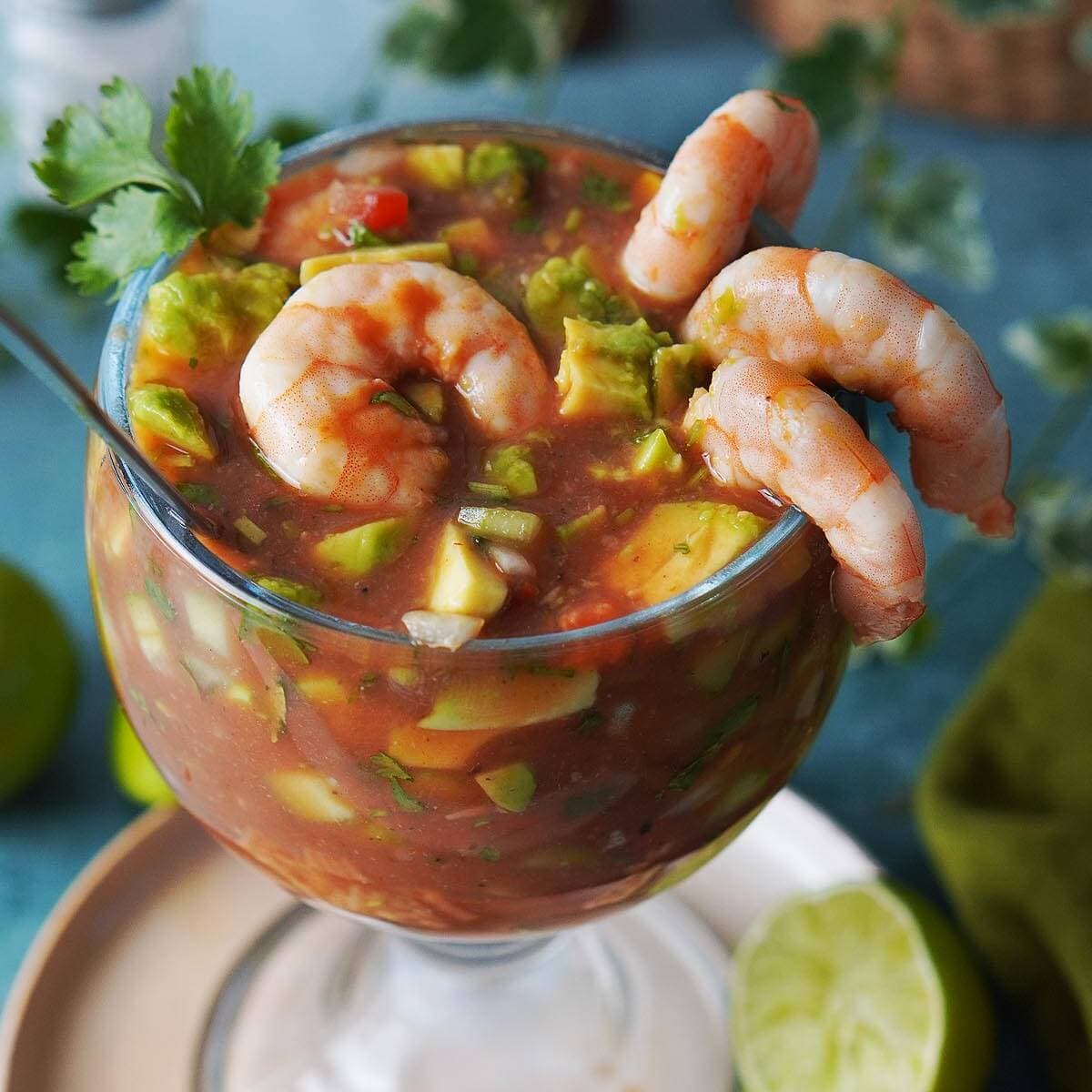 COCTEL DE CAMARON CHICO (CAMARON LIMPIO)