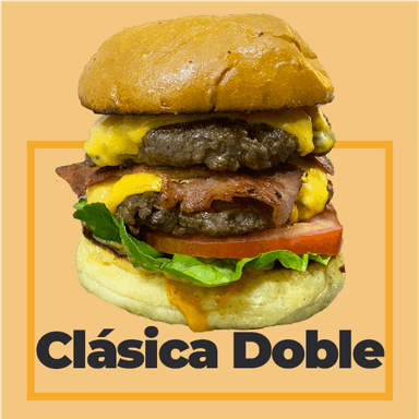 Hamburguesa Clásica Doble