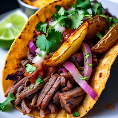 Taco Suadero (c/Papas)