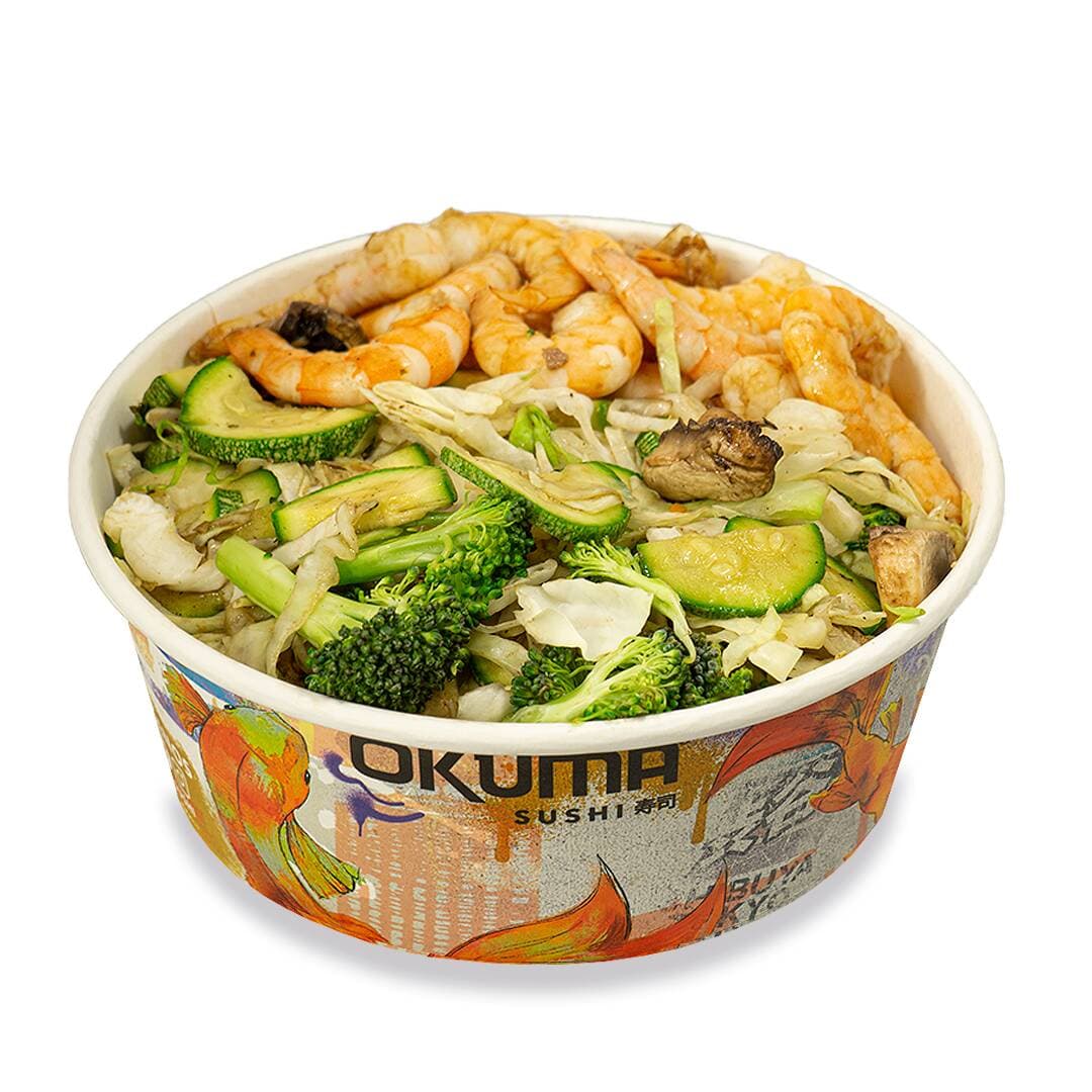 Teppanyaki Keto Camarón