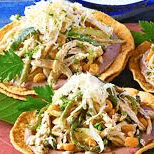 Tostadas de Pollo