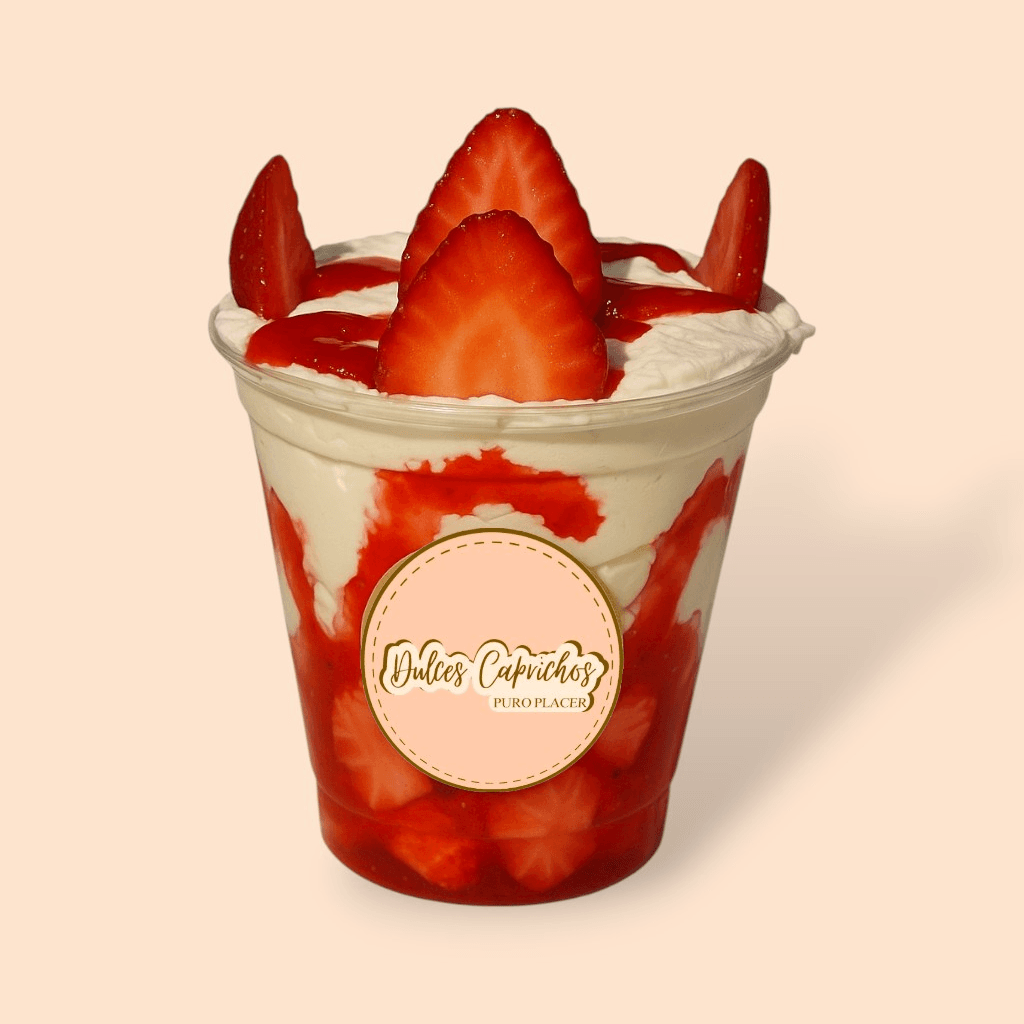 Fresa con Crema 9 Oz