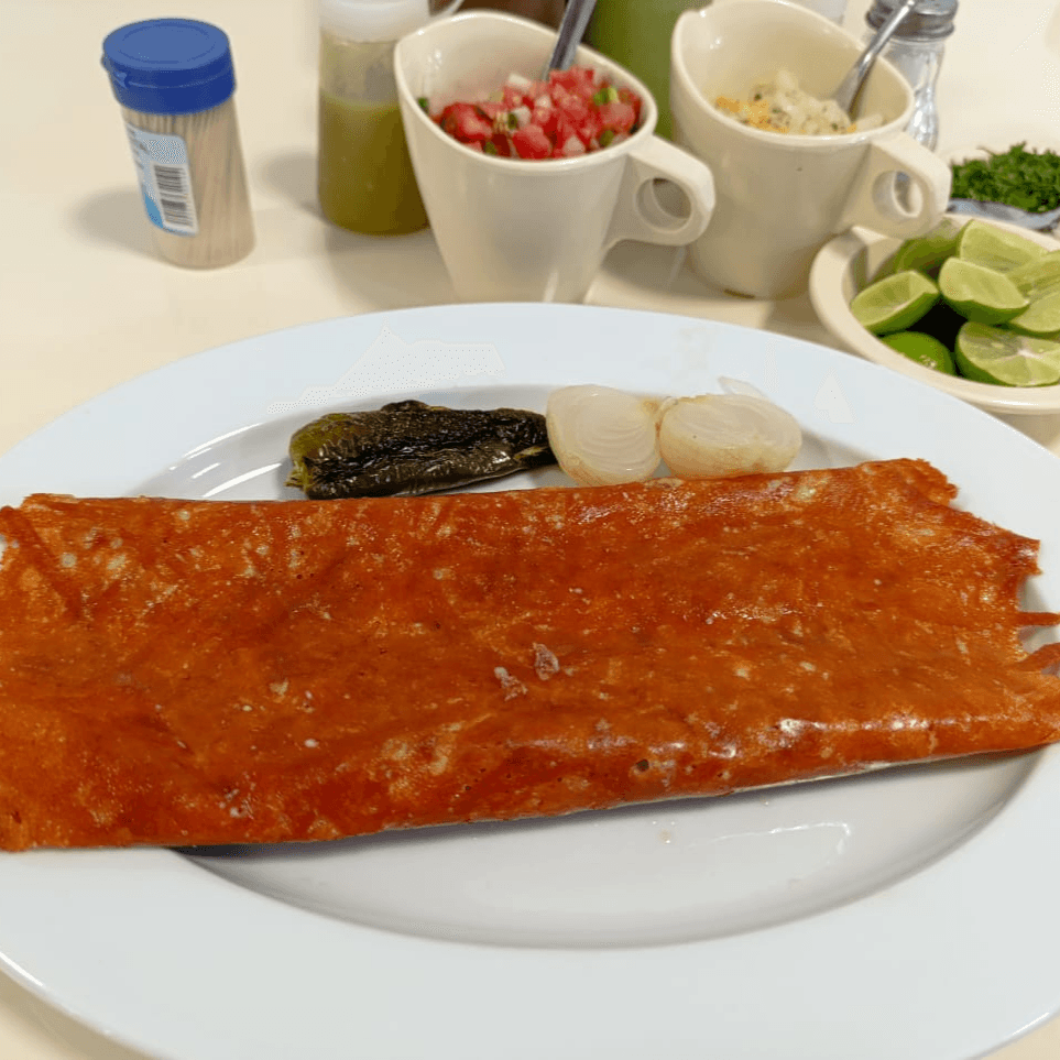 Chicharrón de Queso con Arrachera