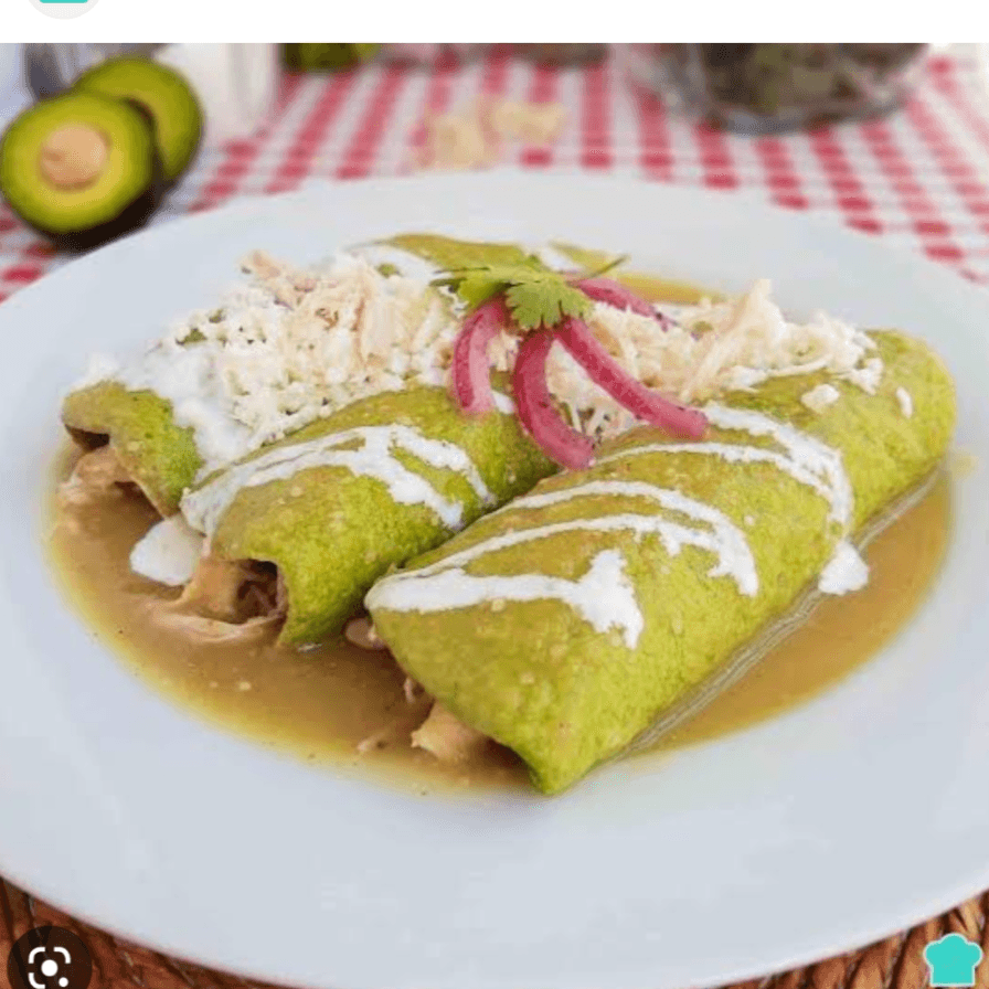 Enchiladas Verdes 3 Piezas