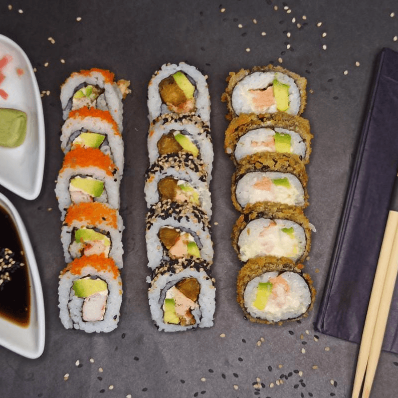 PROMO  TRIO SUSHI 15 BOCADOS