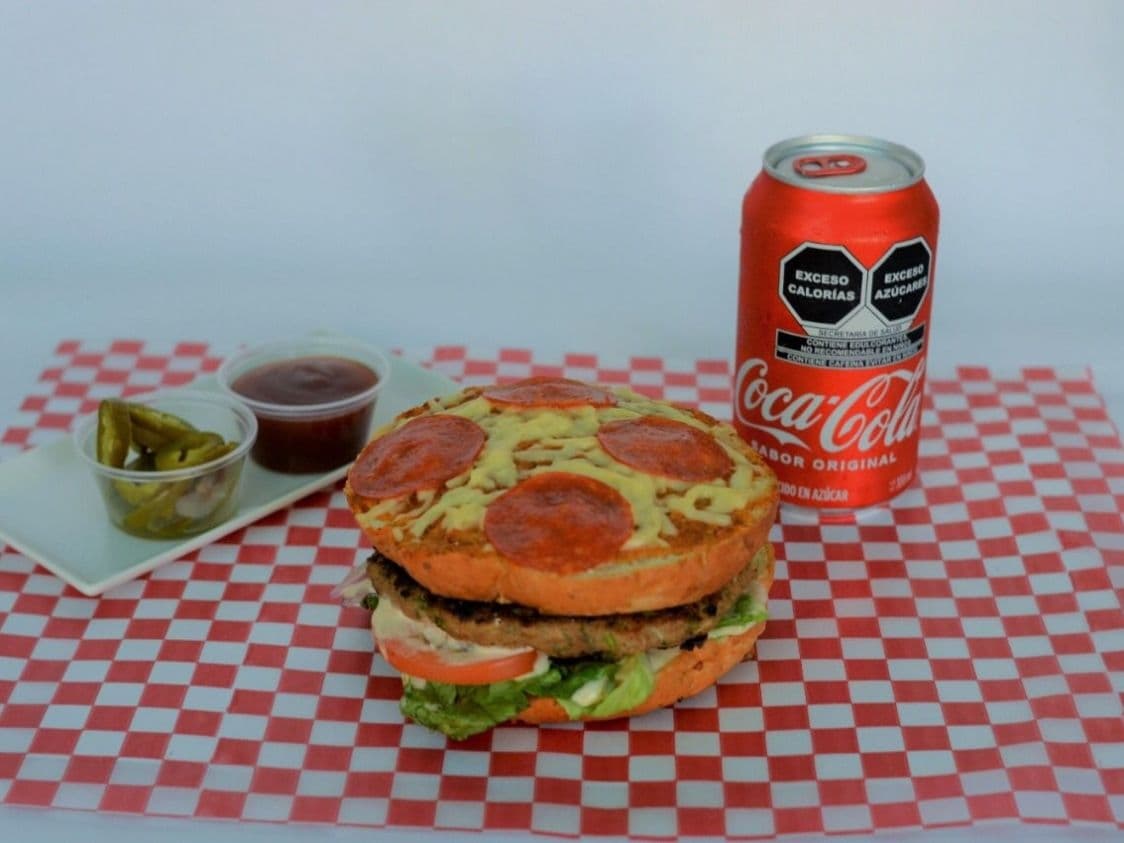 Combo-Coca-Cola 2 Hamburguesas italiana