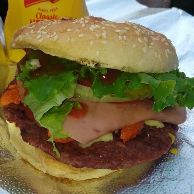 Hamburguesa Con Pastor