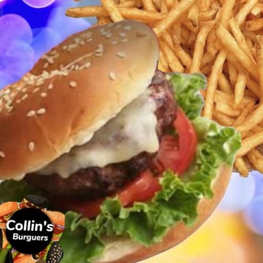 Tradicional Burger con Papas