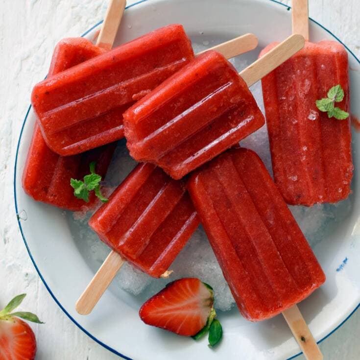 Paleta de Fresa Natural