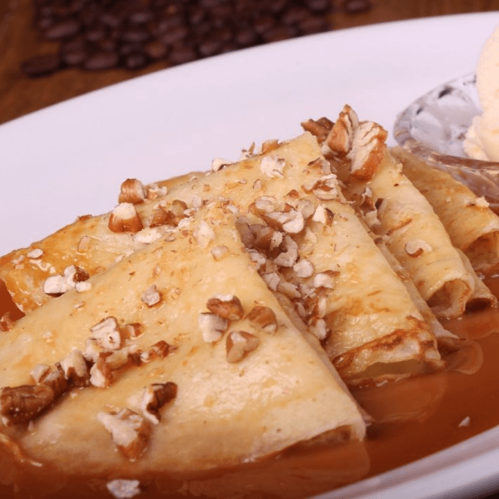 Crepa de Cajeta y Filadlfia