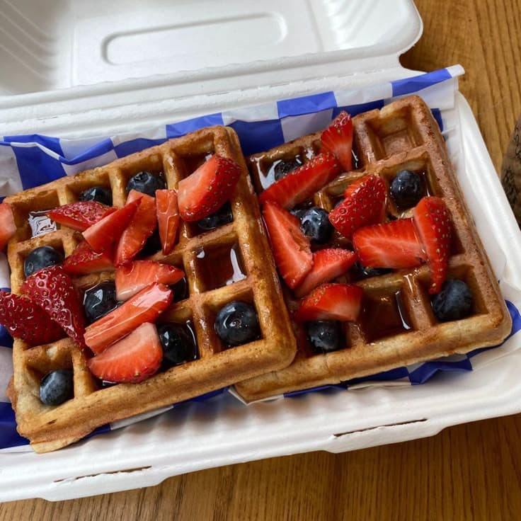 Wafles con Dos Ingredientes Incluidos