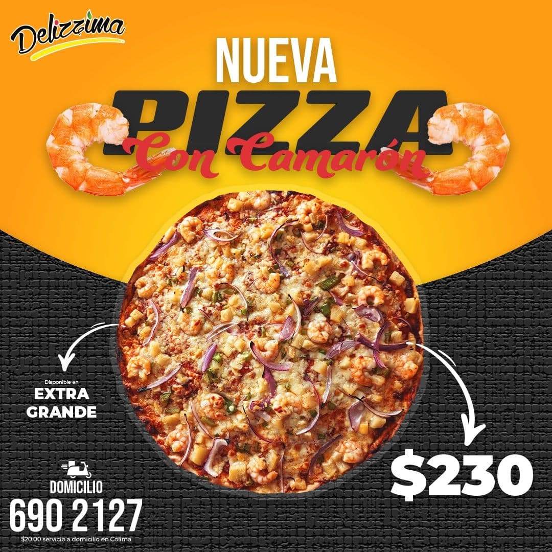Pizza de Camaron
