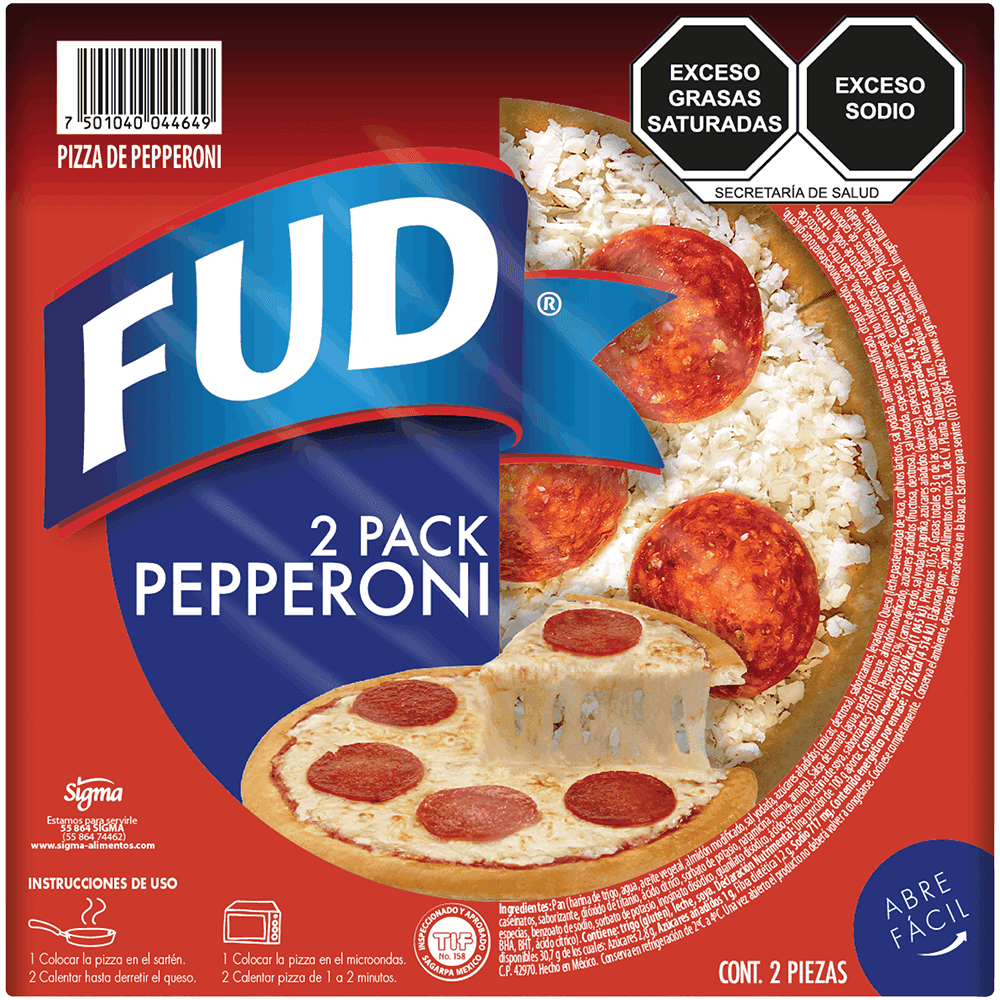 Pizza FUD TwoPack Pepperoni