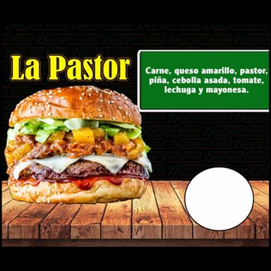 Hamburguesa La Pastor