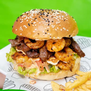 Hamburguesa Mar y Tierra