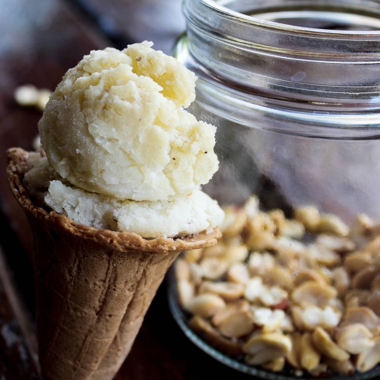 1 Litro de Helado de Cacahuate