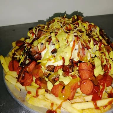 Salchipapa Super para Dos.