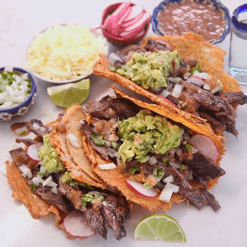 COSTRA DE QUESO CON CARNE ASADA