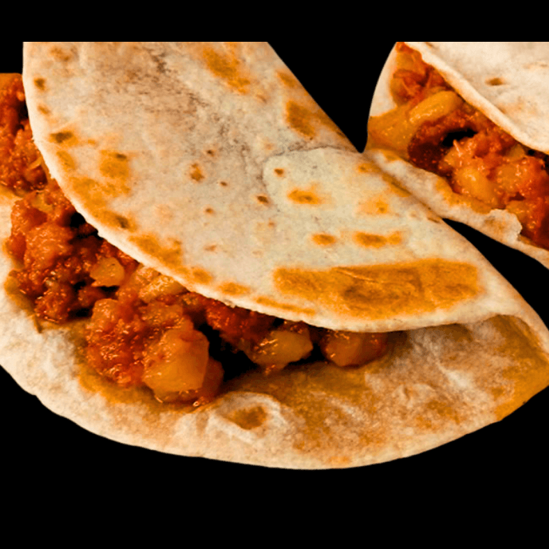 Quesadilla de Papas con Chorizo