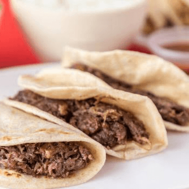 Orden de tacos suaves (5 tacos de birria)