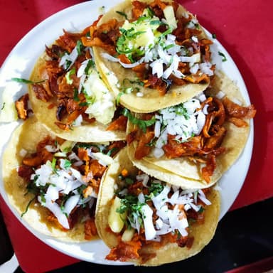 Orden de tacos al pastor. (5)