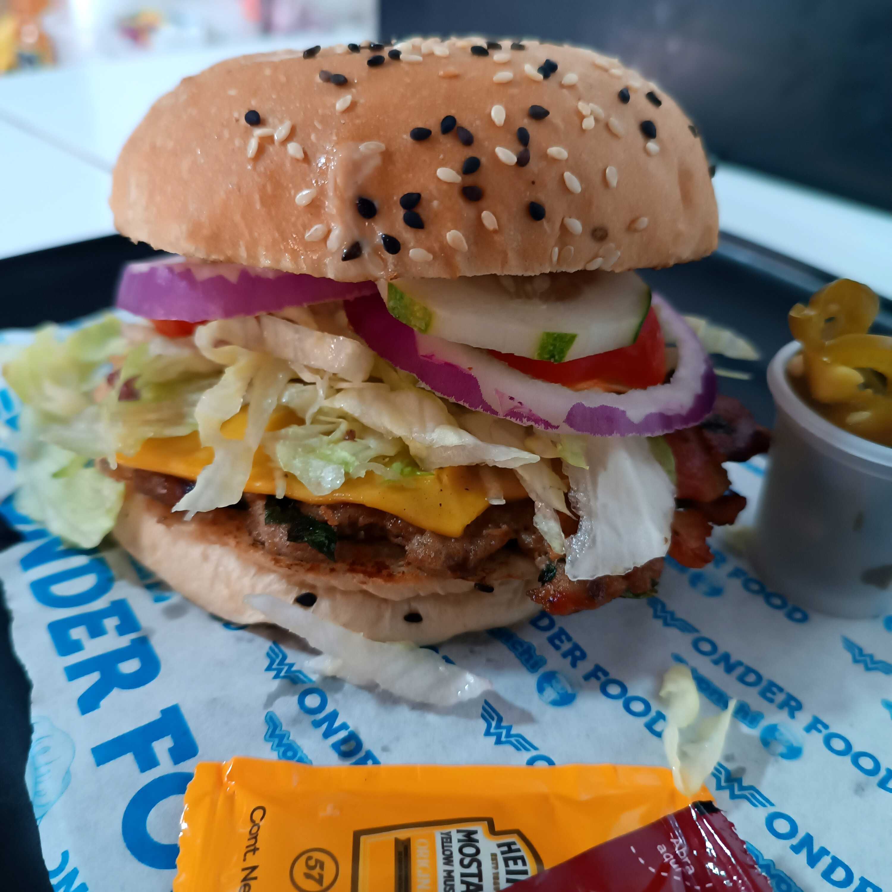 Hamburguesa sencilla