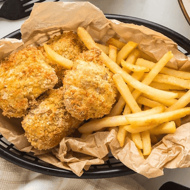 Papas con Nuggets