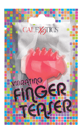 Vibrating Finger Teaser Pink