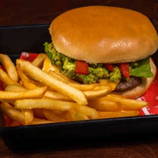 Hamburguesa Mexicana Sencilla