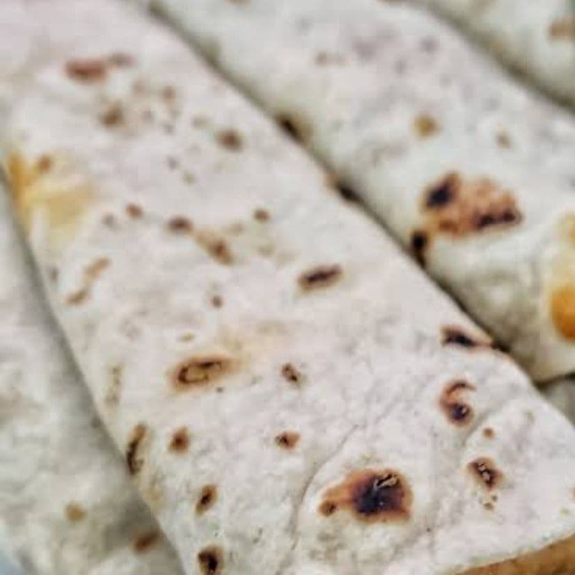 Burrito de chile pasado con carne de puerco