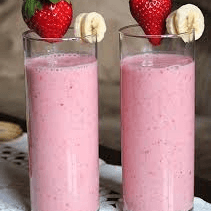 Jugo de Fresa con Leche