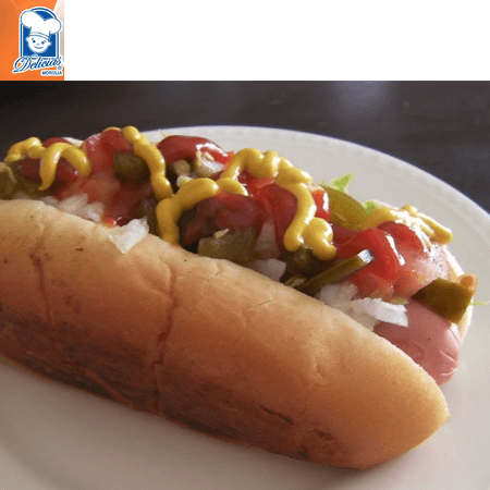 Hot Dog con Salchicha de Pavo