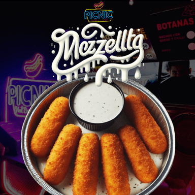 Dedos de queso Mozzarella