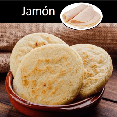 Arepa con Jamón de Pavo