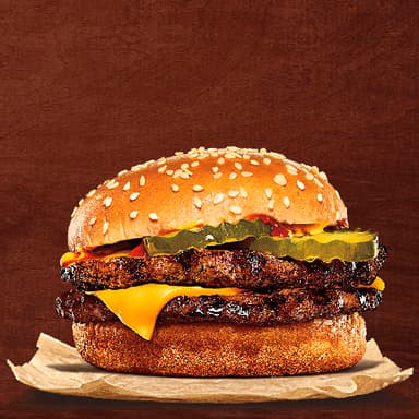 Hamburguesa Bk Jr Doble