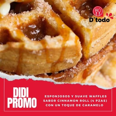 DiDi Promo - Waffle Cinnamon Roll