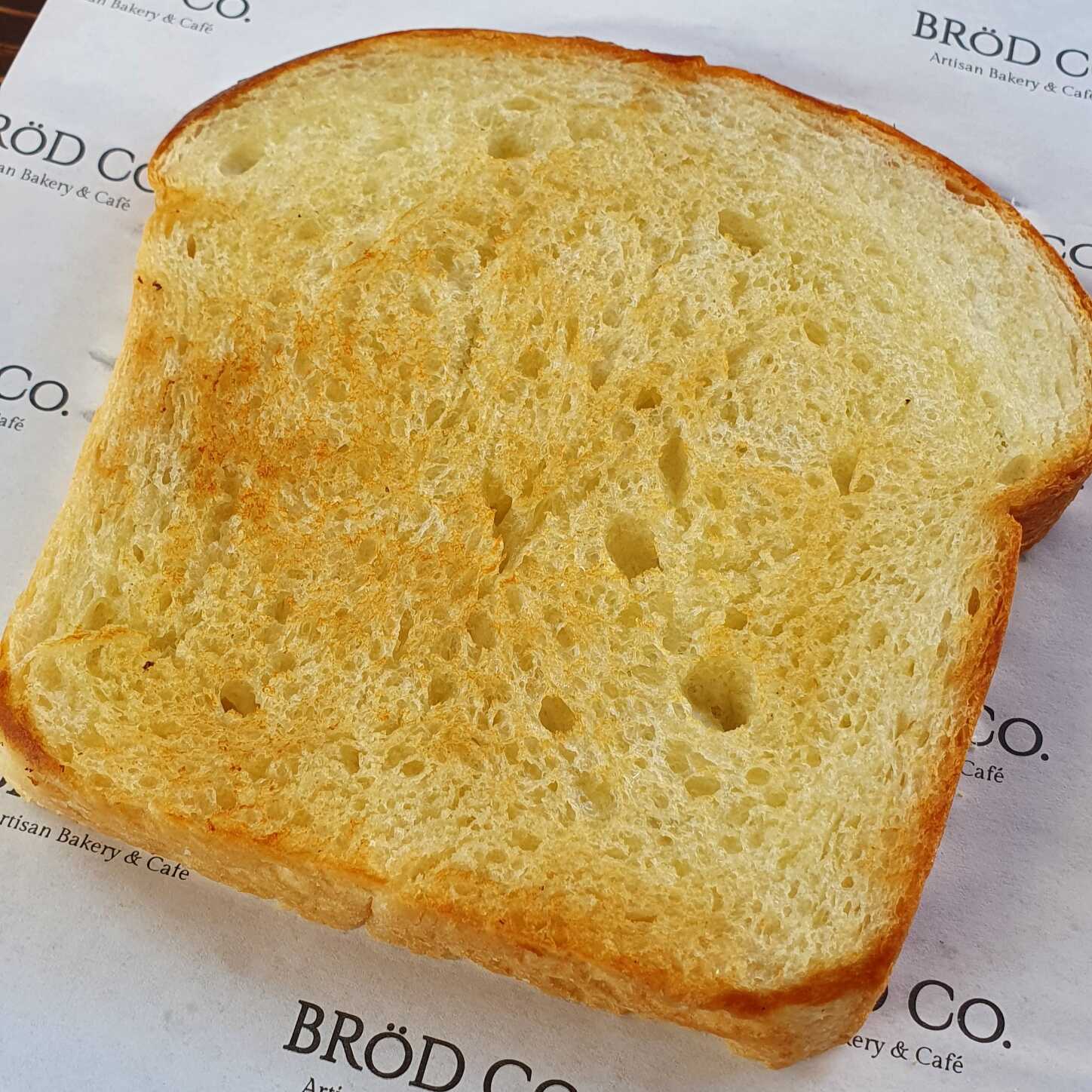 Rebanada de pan brioche