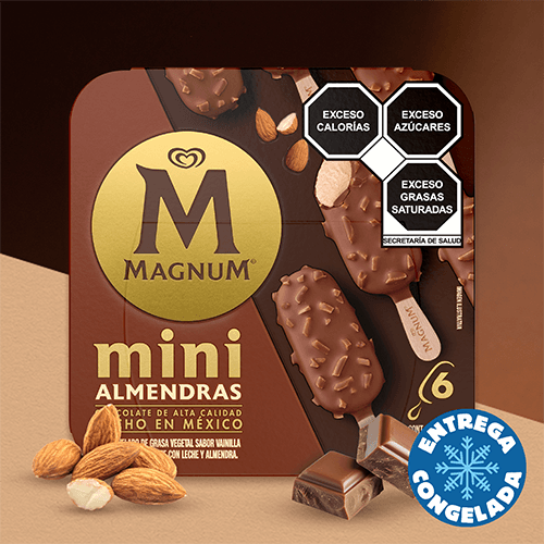 Magnum Mini Almendras (6 Pzas)
