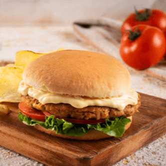 Hamburguesa de Atún en pan de papa