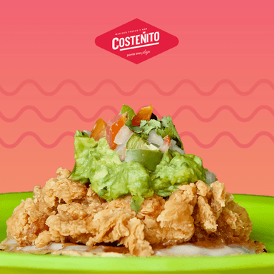 Tostada de Chicharron de Pescado