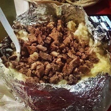 Papá rellena chica
