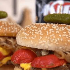 Hamburguesa Arrachera c/salchichón parrillero