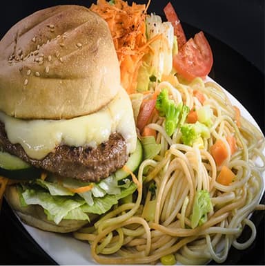 Hamburguesa de arrachera