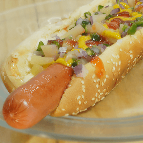 Hot-dog Hawaiano
